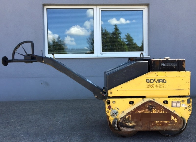 BOMAG BW62H Walkbehind double drum vibrat roller PDF Parts Catalog