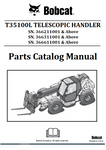 BOBCAT T35100L TELESCOPIC HANDLER PARTS CATALOG MANUAL SN.366211001 & Above 366311001 & Above 366611001 & Above Instant Official PDF Download