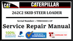 CAT- CATERPILLAR 262C2 SKID STEER LOADER TMW00001-UP SERVICE REPAIR MANUAL Official Download PDF