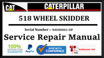 CAT- CATERPILLAR 518 WHEEL SKIDDER 94U00001-UP SERVICE REPAIR MANUAL Official Download PDF