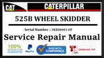 CAT- CATERPILLAR 525B WHEEL SKIDDER 3KZ00001-UP SERVICE REPAIR MANUAL Official Download PDF