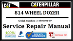 CAT- CATERPILLAR 814 WHEEL DOZER 14R00001-UP SERVICE REPAIR MANUAL Official Download PDF