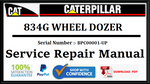 CAT- CATERPILLAR 834G WHEEL DOZER BPC00001-UP SERVICE REPAIR MANUAL Official Download PDF