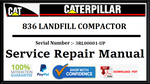 CAT- CATERPILLAR 836 LANDFILL COMPACTOR 3RL00001-UP SERVICE REPAIR MANUAL Official Download PDF