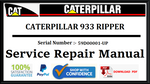 CAT- CATERPILLAR 933 RIPPER 59D00001-UP SERVICE REPAIR MANUAL Official Download PDF