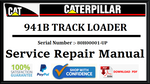 CAT- CATERPILLAR 941B TRACK LOADER 80H00001-UP SERVICE REPAIR MANUAL Official Download PDF