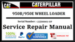 CAT- CATERPILLAR 950B/950E WHEEL LOADER 22Z00001-UP SERVICE REPAIR MANUAL Official Download PDF