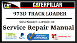 CAT- CATERPILLAR 973D TRACK LOADER LCP00001-UP SERVICE REPAIR MANUAL Official Download PDF