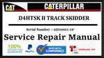 CAT- CATERPILLAR D4HTSK II TRACK SKIDDER 8ZF00001-UP SERVICE REPAIR MANUAL Official Download PDF