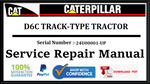 CAT- CATERPILLAR D6C TRACK-TYPE TRACTOR 24U00001-UP SERVICE REPAIR MANUAL Official Download PDF