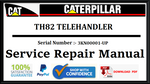 CAT- CATERPILLAR TH82 TELEHANDLER 3KN00001-UP SERVICE REPAIR MANUAL Official Download PDF