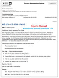 Instant Download Caterpillar 143H Motor Grader APN Service Manual PDF