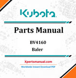 
Kubota BV4160 Baler Parts Manual PDF Download