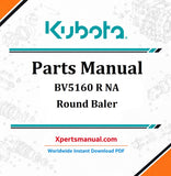 Kubota BV5160 R NA Parts Manual PDF Download