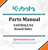 Kubota FASTBALE NA Parts Manual PDF Download