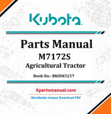 Kubota M7172S Tractor Parts Manual PDF BKIDK5257
