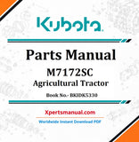 Kubota M7172SC Tractor Parts Manual PDF BKIDK5331