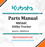 Kubota M8560C Parts Manual PDF BKIDK5036