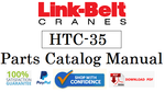 Link Belt Crane HTC-35 Parts Catalog Manual Official Instant PDF Download