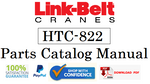 Link Belt Crane HTC-822 Parts Catalog Manual Official Instant PDF Download