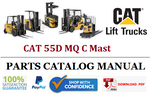 Parts Catalog Manual - (Caterpillar) CAT 55D MQ C Mast Forklift Truck Official PDF Download