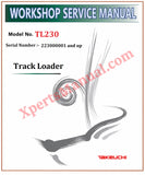 Takeuchi TL230 Track Loader Repair Service Manual