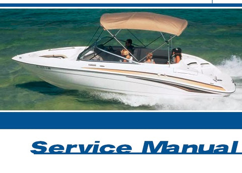 2004 Yamaha SR230 Sport Boat (Jet Boat) PDF DOWNLOAD Service Repair Workshop Manual