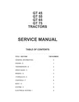 Instant Download AGCO GT45, GT55, GT65, GT75 Tractor Workshop Service Manual