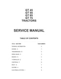 Instant Download - AGCO GT45, GT55, GT65, GT75 Tractor PDF - Service Manual