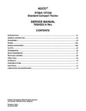 Instant Download AGCO ST28A, ST33A Standard Compact Tractor PDF Service Manual