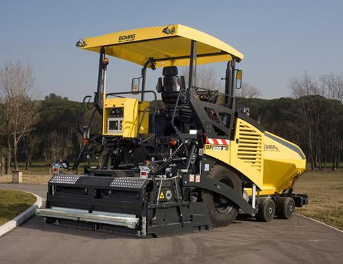 BOMAG BF 600 P HCE Asphalt paver PDF Parts Catalog Manual SN:- 821837490008 - 821837490024