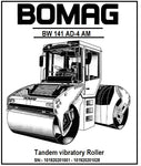 BOMAG BW 141 AD-4 AM Tandem vibratory Roller PDF Parts Catalog Manual SN:- 101920201001 - 101920201028