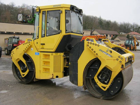 BOMAG BW 144 AD Tandem vibratory Roller Parts Catalog Manual SN:- 101490720101 - 101490720210