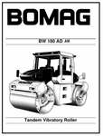 BOMAG BW 184 AD AM Tandem vibratory Roller PDF Parts Catalog Manual SN- 101870501001 - 101870501022