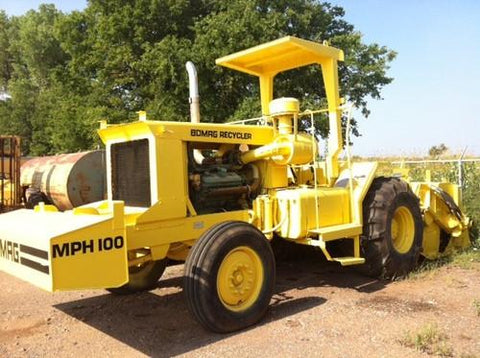BOMAG MPH100R / MPH100S RECYCLER AND STABILIZER SERVICE REPAIR MANUAL PDF DOWNLOAD