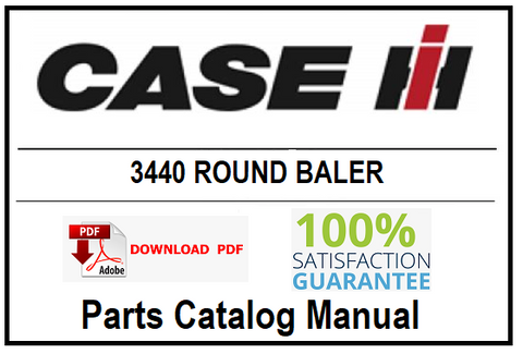 CASE IH 3440 ROUND BALER PDF PARTS CATALOG MANUAL 