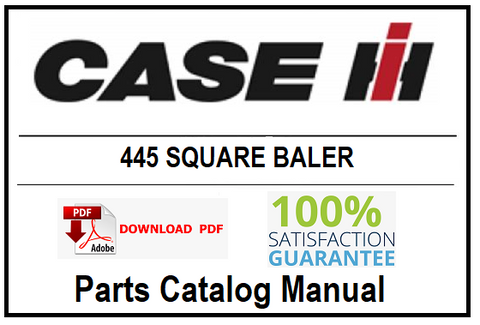 CASE IH 445 SQUARE BALER PDF PARTS CATALOG MANUAL