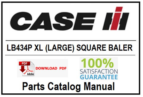 CASE IH LB434P XL (LARGE) SQUARE BALER PDF PARTS CATALOG MANUAL