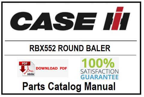 CASE IH RBX552 ROUND BALER PDF PARTS CATALOG MANUAL