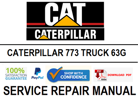 CATERPILLAR 773 TRUCK 63G SERVICE REPAIR MANUAL