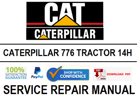 CATERPILLAR 776 TRACTOR 14H SERVICE REPAIR MANUAL