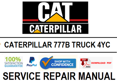 CATERPILLAR 777B TRUCK 4YC SERVICE REPAIR MANUAL