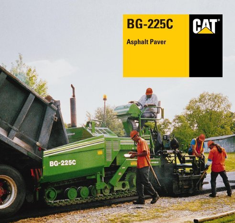 CATERPILLAR BG-225C ASPHALT PAVER 5GN SERVICE REPAIR MANUAL