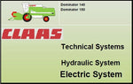 CLAAS Dominator 140, 150 Hydraulic, Technical and Electric System PDF Download