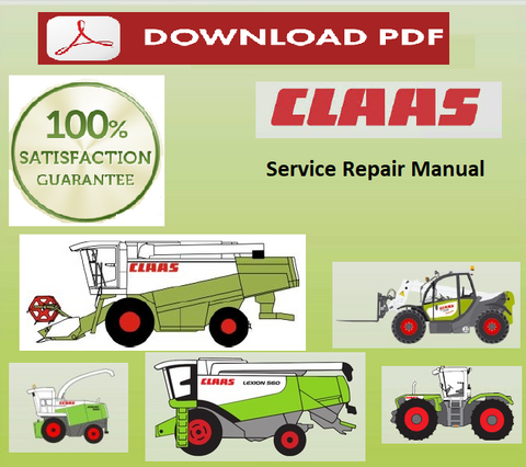 CLAAS TARGO K50 K60 K70 Tractor PDF Download