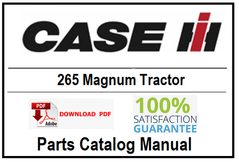 Case IH 265 Magnum Tractor PDF Parts Catalog Manual