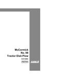 Case IH 98 Tractor Disk - McCormick Operator`s Manual 1010130R2 Download
