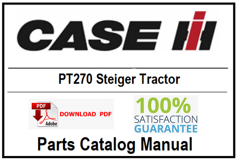 Case IH PT270 Steiger Tractor PDF Parts Catalog Manual