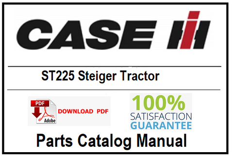 Case IH ST225 Steiger Tractor PDF Parts Catalog Manual