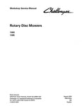 Challenger 1393 / 1395 Rotary Disc Mower PDF DOWNLOAD Workshop Repair Service Manual